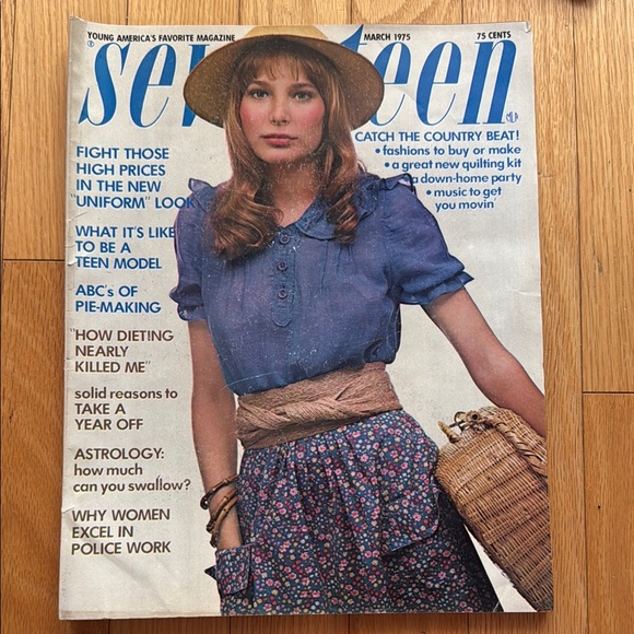 Vintage Seventeen Magazine March 1975 - Picture 1 of 2